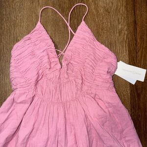 Nordstrom Pink Prince Corset Back Sundress